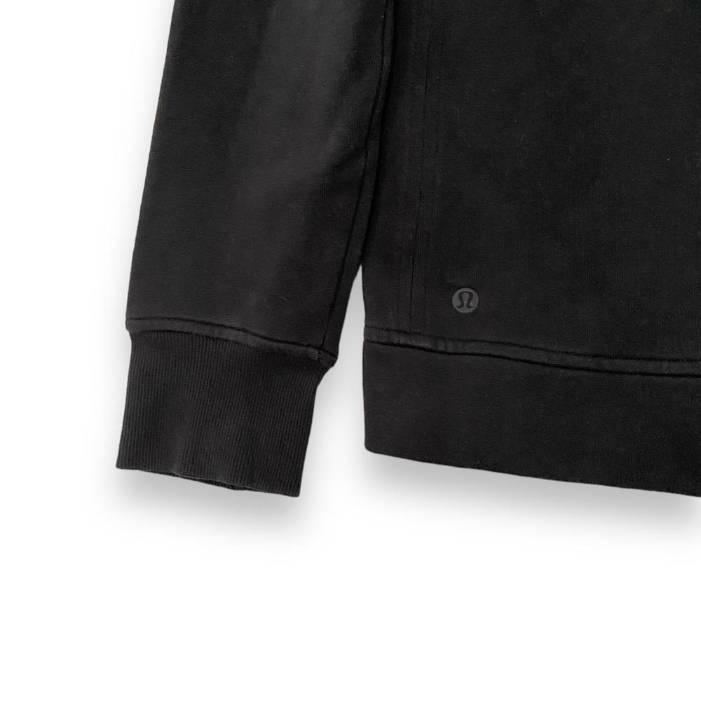 Lululemon Fleece Please Sweatshirt Pullover Hoodie in Black Size 2 - Picture 12 of 14